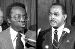 Richard Gordon Hatcher , Elected Mayor of Gary, Indiana 1967  Carl B. Stokes elected Mayor of Clevland Ohio.jpg